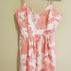 Zara Trafaluc Tropical Floral Sundress